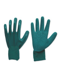 Green Robust Gardening Gloves Large