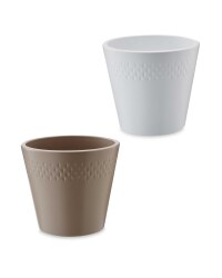 Gardenline 28cm Diamond Ceramic Pot