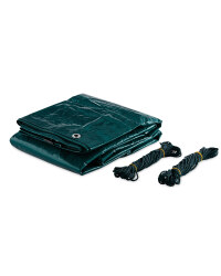 Gardenline 3x2m Tarpaulin 2-Pack - Green