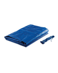 Gardenline 4 x 3m Tarpaulin - Blue
