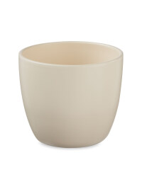 Gardenline Oval Ceramic Pots 15cm - Cream