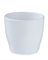 Gardenline Ceramic Pots 15cm - White