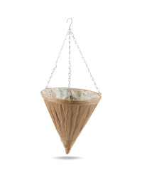 Gardenline Cone Hanging Basket - Natural