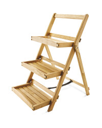 Gardenline Natural Wood Step Planter