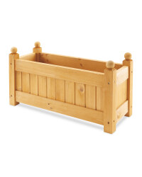 Gardenline Natural Wooden Trough