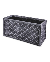 Gardenline Pewter Effect Trough