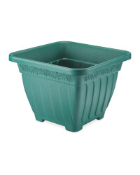 Gardenline Self-Watering Square Pot - Green
