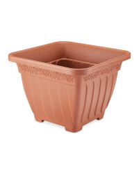 Gardenline Self-Watering Square Pot - Terracotta