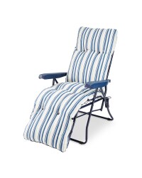 Gardenline Striped Reclining Chair