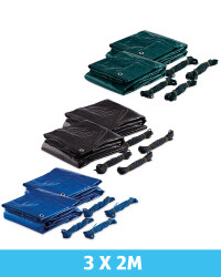 Gardenline Tarpaulin 3 x 2m 2 Pack