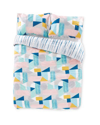 Geo Floral Double Duvet Set