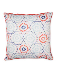 Geo Floral Outdoor Cushion