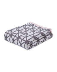 Geo Patterned Bath Towel
