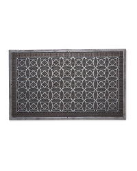 Geometric Outdoor Rubber Mat