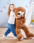 Giant Brown Sloth Soft Toy