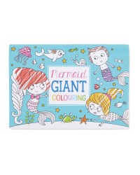Giant Mermaids Colour In Poster