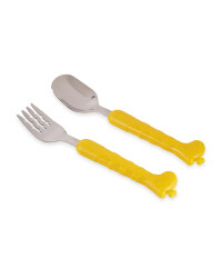 Giraffe Kids' Spoon And Fork Set