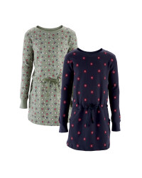 Girl's Flower Sweater Dress