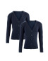 Girls' Knitted Cardigans 2 Pack - Navy