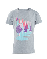 Girls' Outdoor T-Shirt - Grey