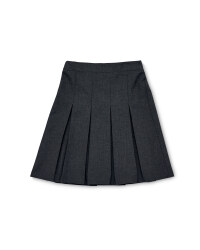 Girls' Pleated Skirt - Grey