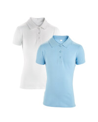 Girls' Polo Shirts 2 Pack