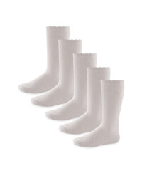 Girls' Ankle Socks 5 Pack