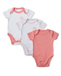 Girls' Flamingo Bodysuits 3-Pack