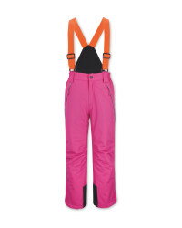Crane Kids' Berry Ski Salopettes