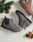 Girls Sparkle Chelsea Boots Grey