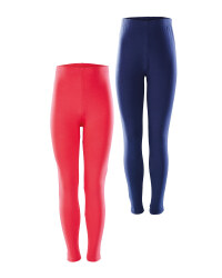 Lily & Dan Girls Leggings 2-Pack