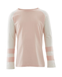 Lily & Dan Long Sleeved Blush Top