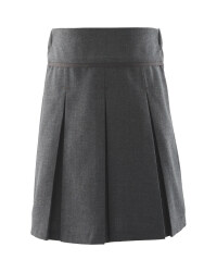 Lily & Dan Girls Pleated Skirt - Grey