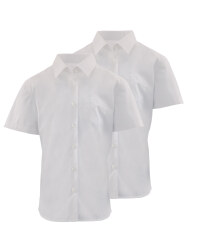 Girls Short Sleeved Shirts 2 Pack