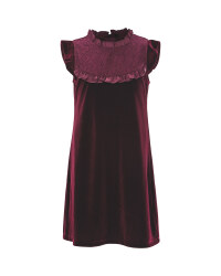 Girls Velvet Party Dress