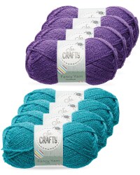 So Crafty Glamour Fancy Yarn 4-Pack