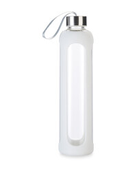 Glass Hydration Bottle - White