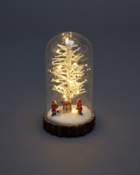 Glass Light Up Tree Gathering