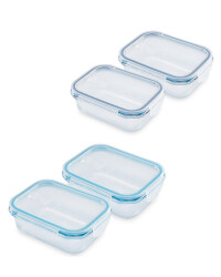 Glass Storage Dishes 2 Pack
