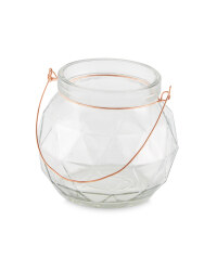 Glass Tealight Holder - Clear