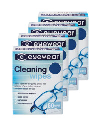 Glasses Cleaning Wipes 4 pack