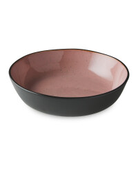 Pink Reactive Glaze Bowl