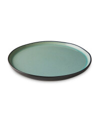 Green Reactive Glaze Round Platter