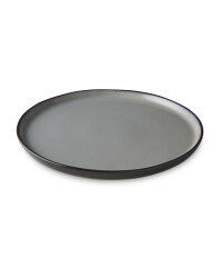 Grey Reactive Glaze Round Platter