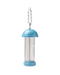 Glazed Peanut Bird Feeder - Blue
