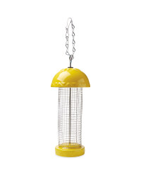 Glazed Peanut Bird Feeder - Yellow