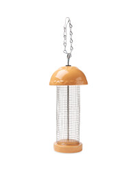 Glazed Peanut Bird Feeder - Caramel