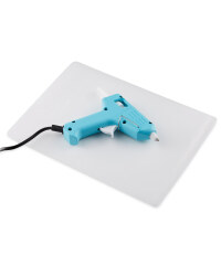 Glue Gun with Mat - Turquiose