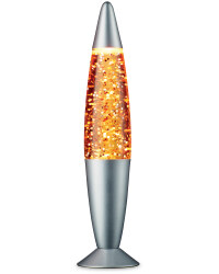 Glitter Lamp - Orange Glitter