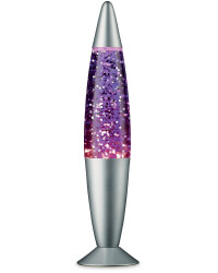 Glitter Lamp - Purple Glitter